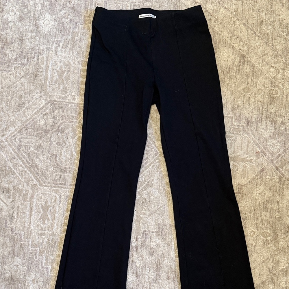 Abercrombie & Fitch Black Straight Leg Pants